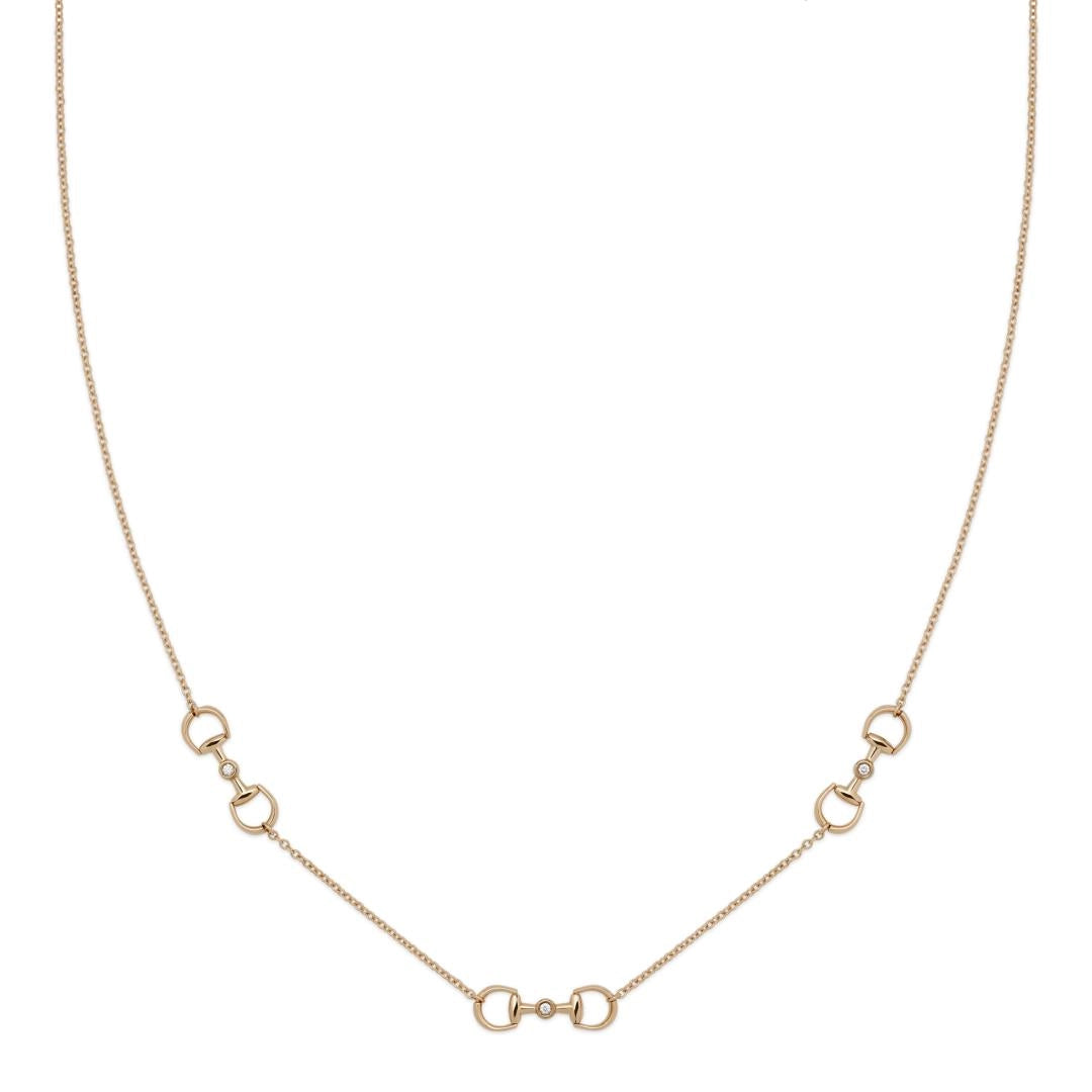 Gucci Necklaces in Rose Gold containing Diamond YBB83759600100U