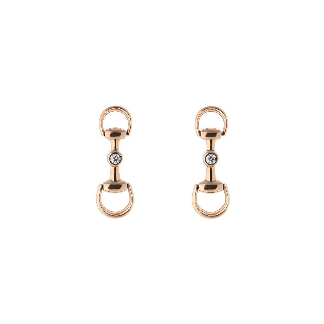 Gucci Earrings in Rose Gold containing Diamond YBD79616700100U