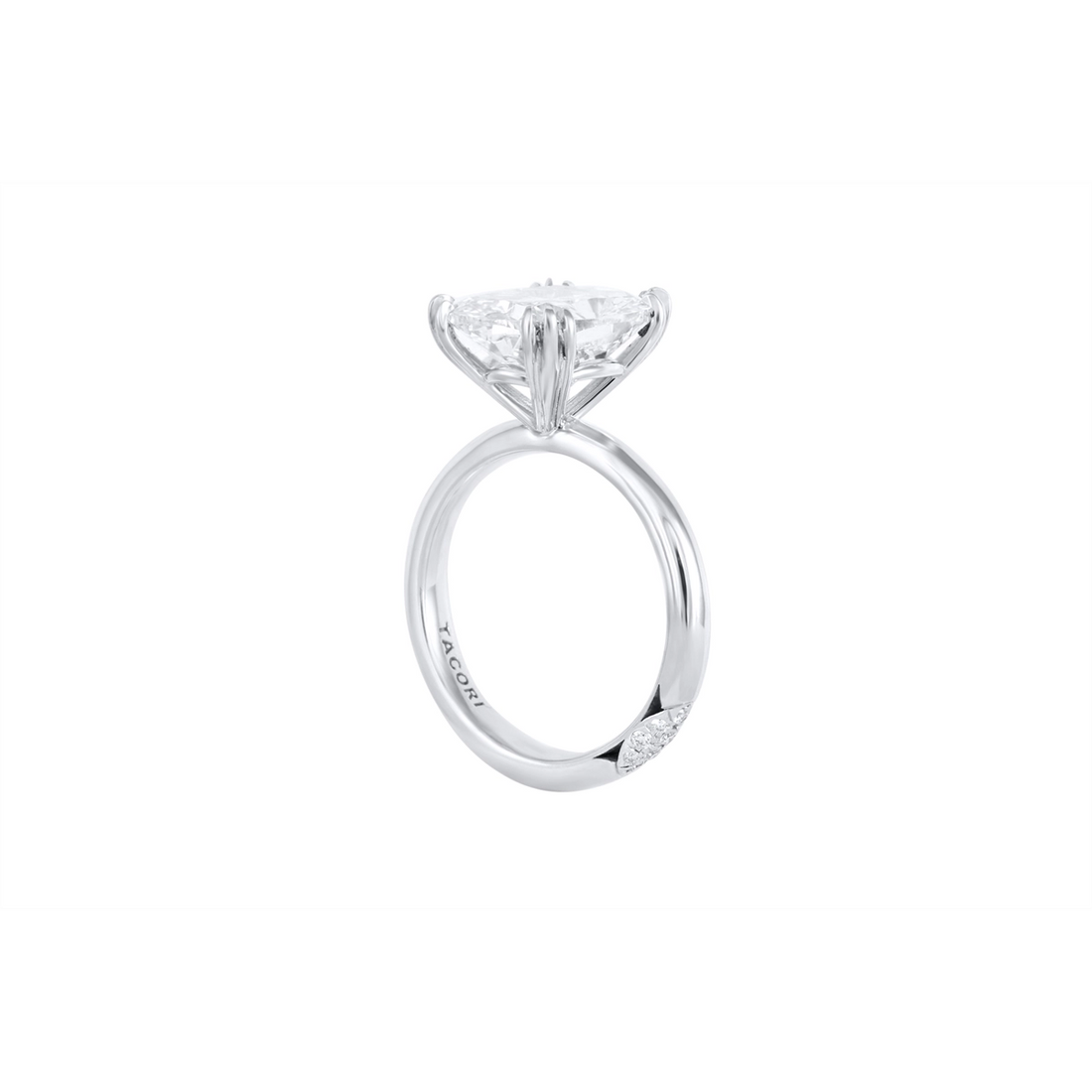 Tacori Engagement Rings in White Gold containing Diamond 431 CU 11.5X8.5 LDW