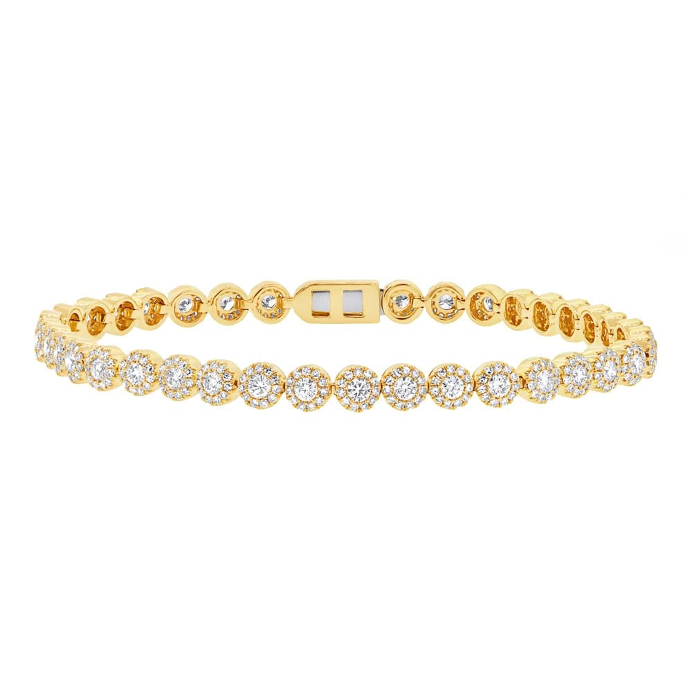 Bracelets Bracelets in Yellow Gold containing Diamond SC55002631-8.5
