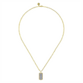 Gabriel & Co Necklaces in Yellow Gold containing Diamond NK6842-18Y45JJ
