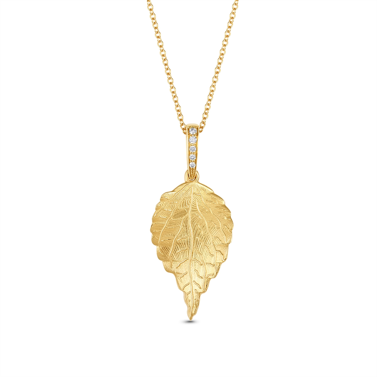 Simon G Necklaces in Yellow Gold containing Diamond DP184-A-14KY
