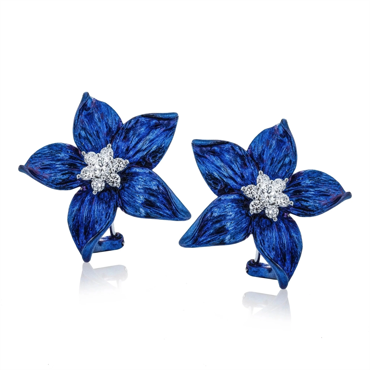 Simon G Earrings in White Gold containing Other, Multi-gemstone, Diamond 464057
