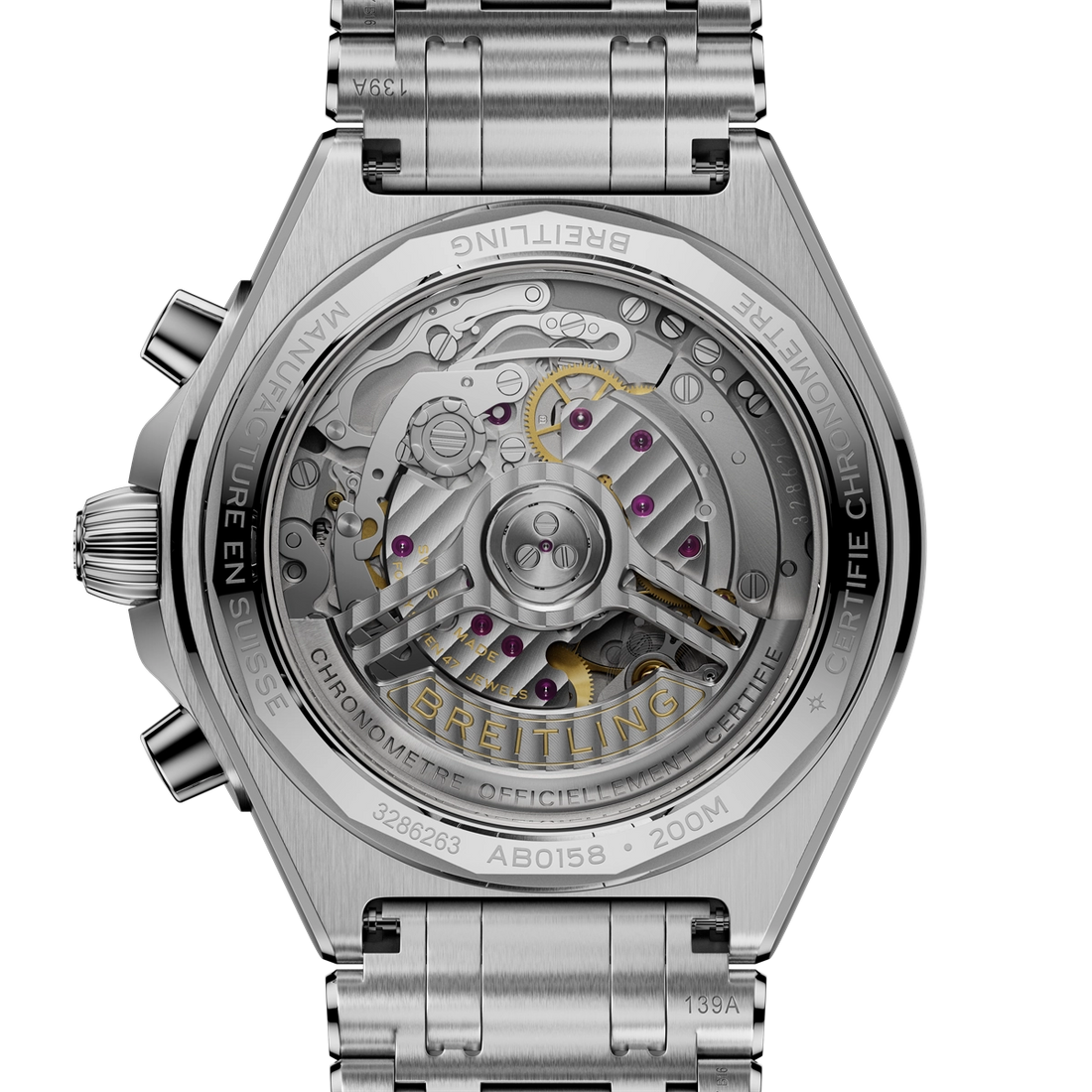 Breitling watch in Alternative Metals AB0158101A1A1