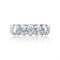 Tacori Wedding Rings in Platinum/Palladium containing Diamond HT 2662 6.5