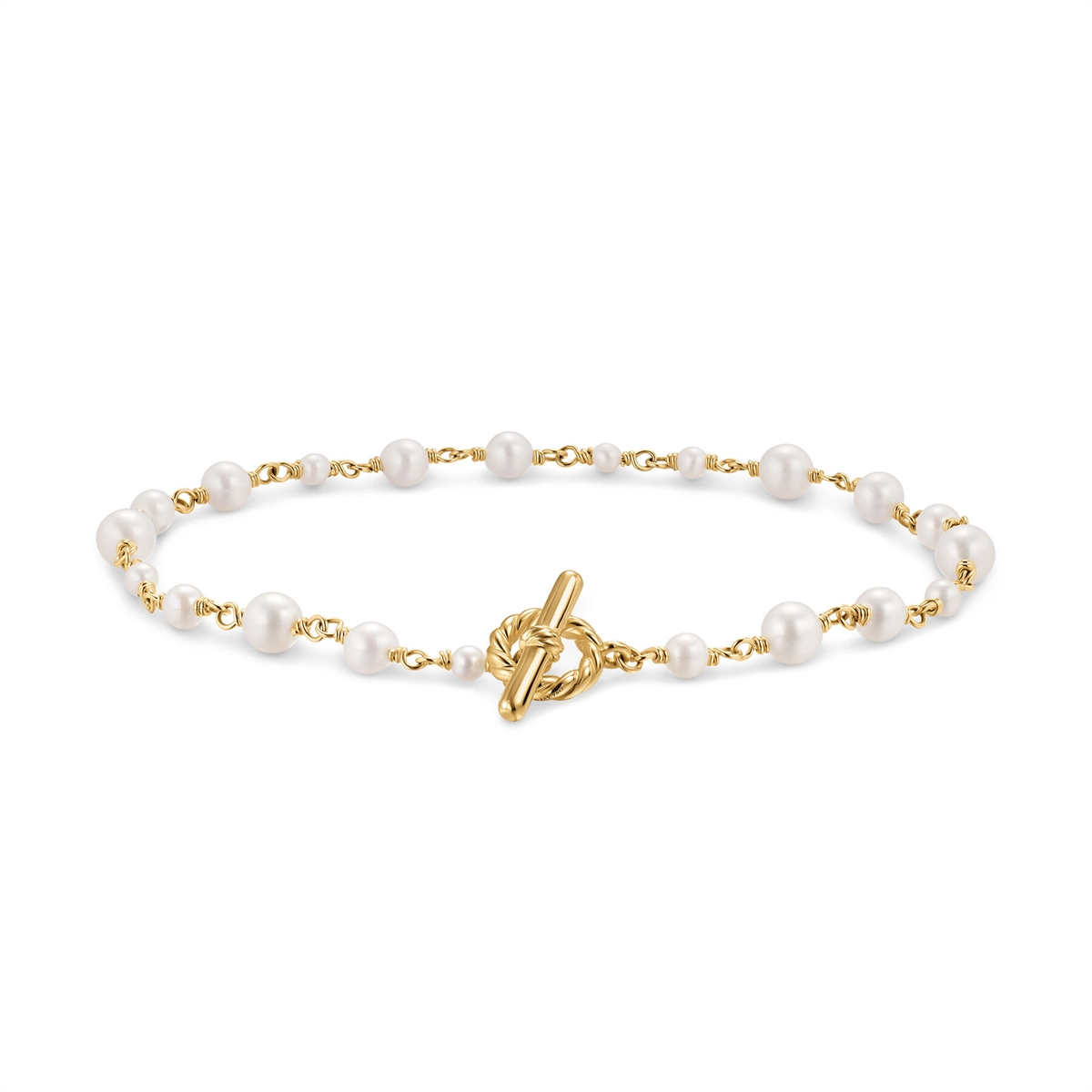 David Yurman Bracelets in Yellow Gold containing Pearl B1866788BPEM