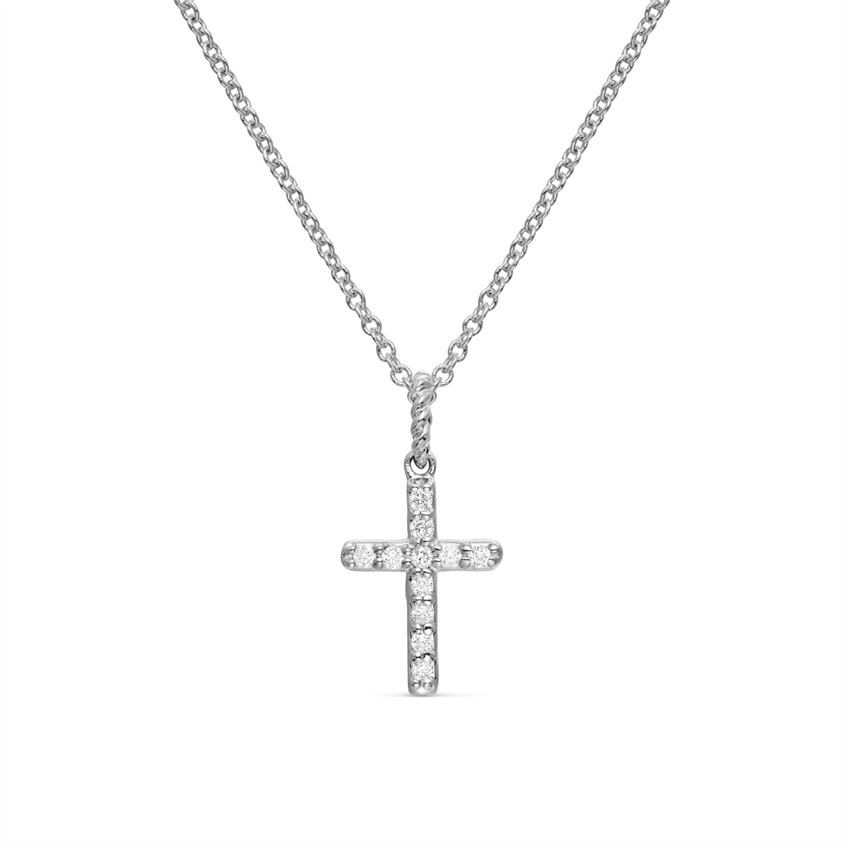 David Yurman Necklaces in White Gold containing Diamond N087888WADI18