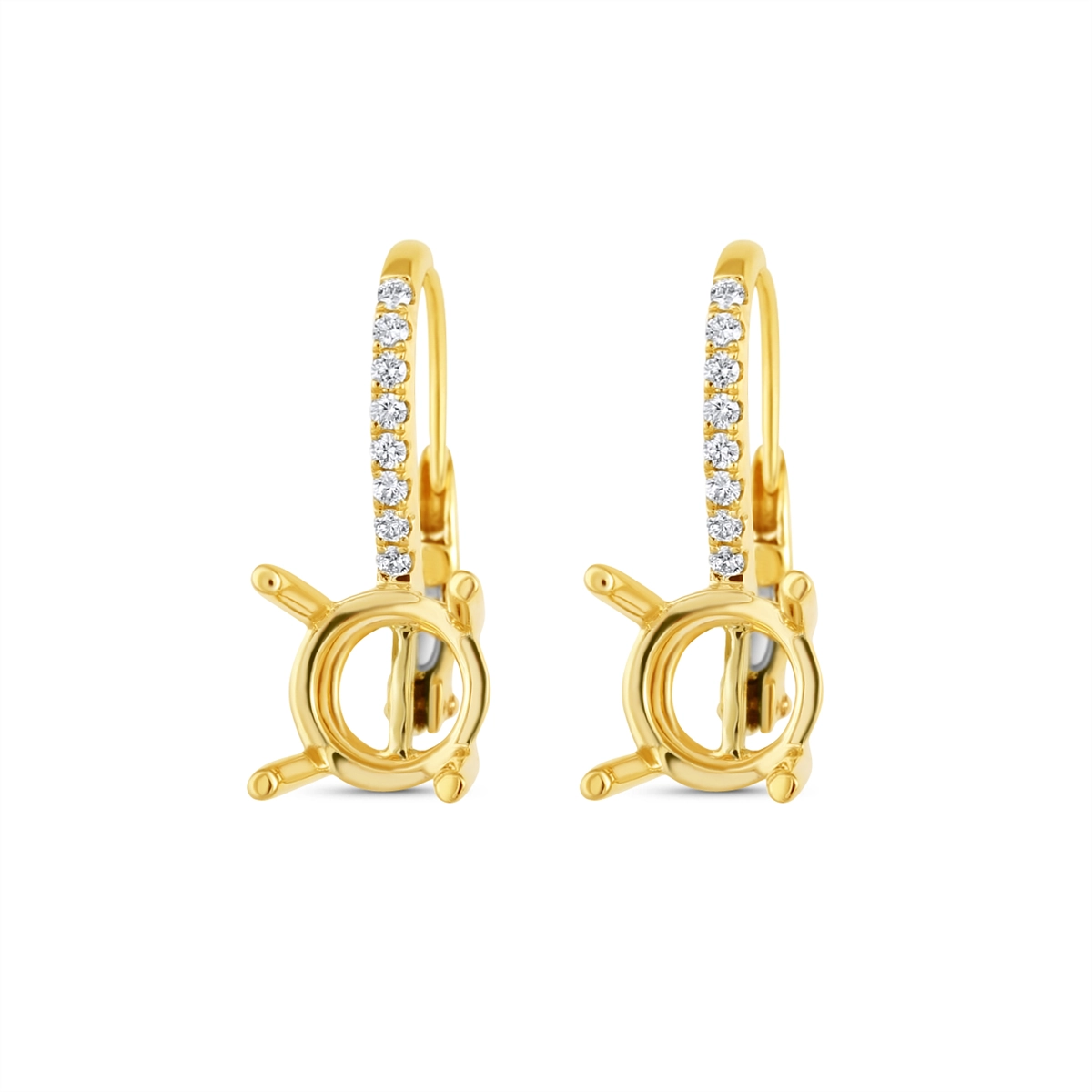 Earrings Earrings in Yellow Gold containing Diamond 464606