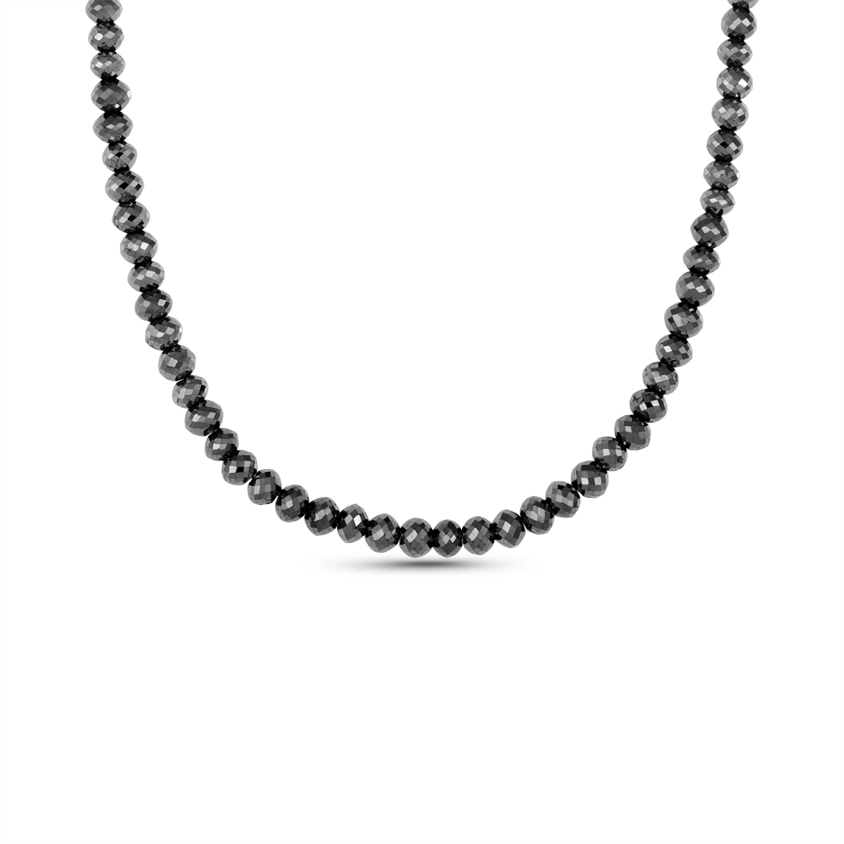 Necklaces Necklaces in White Gold containing Black diamond 464650