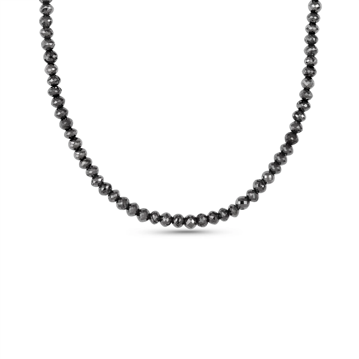 Necklaces Necklaces in White Gold containing Black diamond 464651