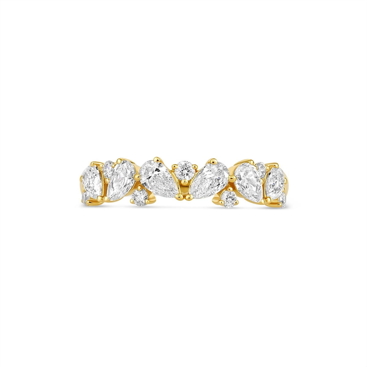 Wedding Bands Rings in Yellow Gold containing Diamond 464686