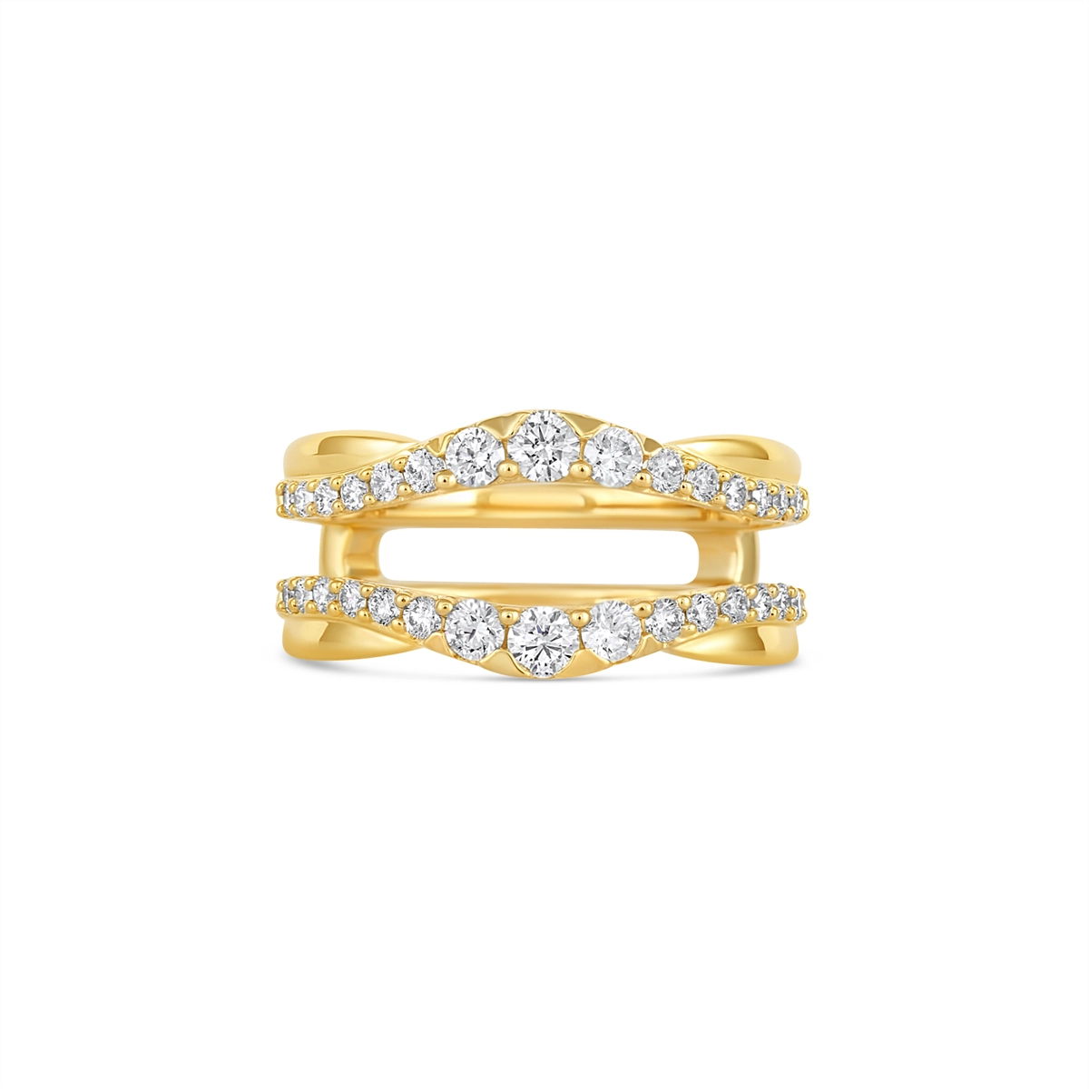 Wedding Bands Wedding Rings in Yellow Gold containing Diamond 464693