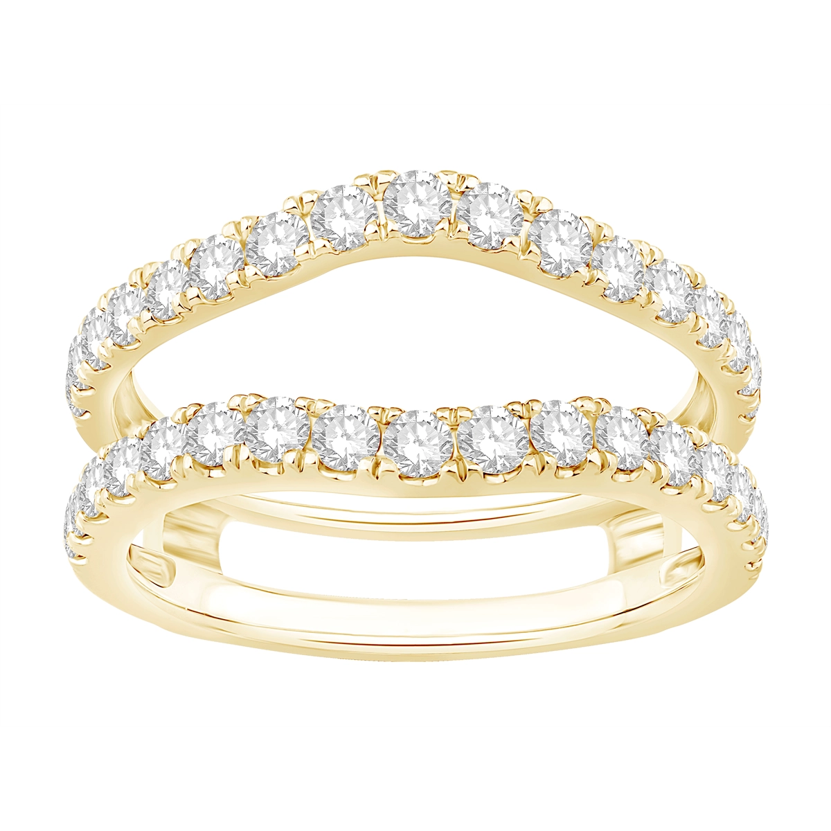 Wedding Bands Wedding Rings in Yellow Gold containing Diamond 464694