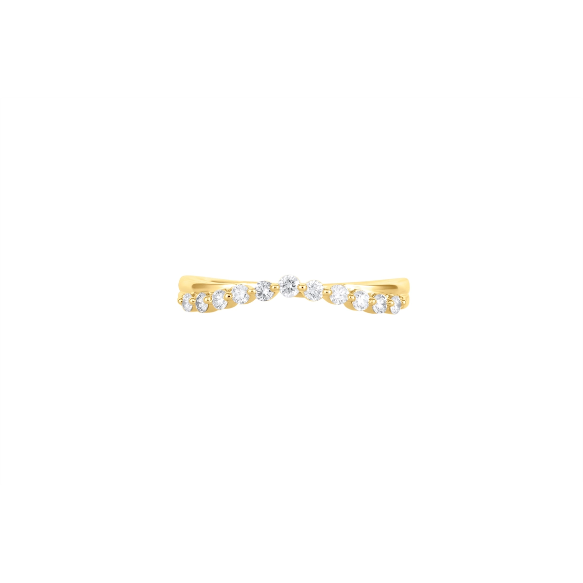 Wedding Bands Wedding Rings in Yellow Gold containing Diamond 464697