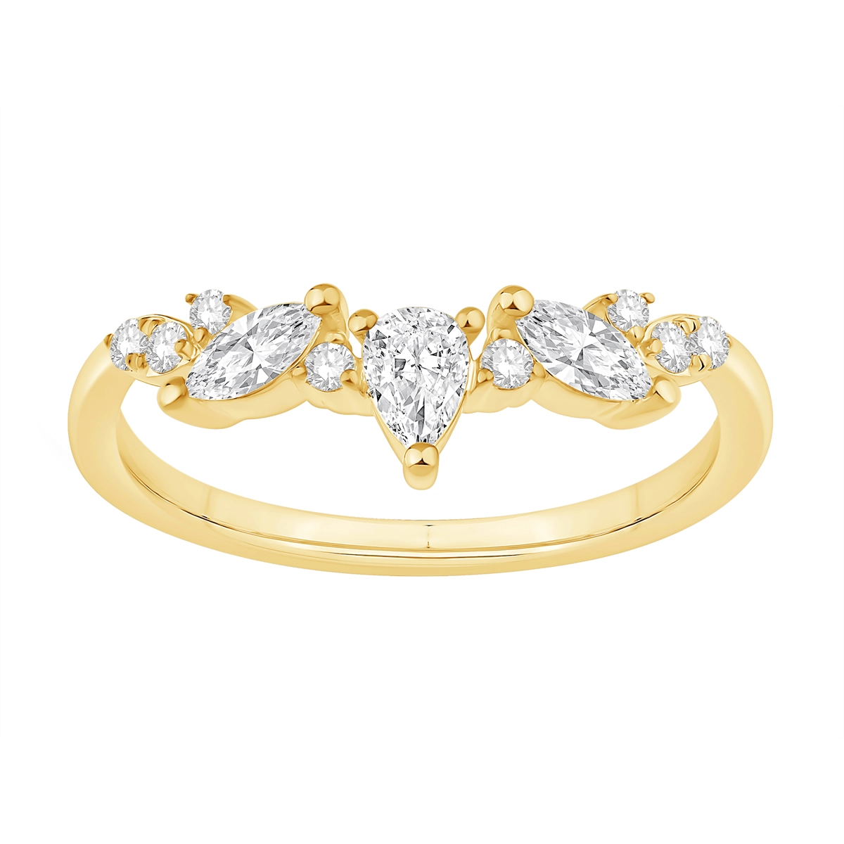 Wedding Bands Wedding Rings in Yellow Gold containing Diamond 464700