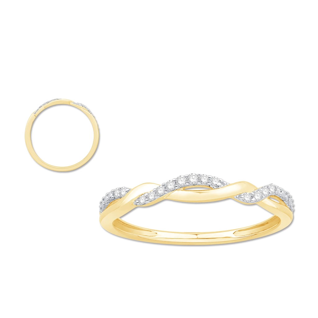 Wedding Bands Rings in Yellow Gold containing Diamond 464707