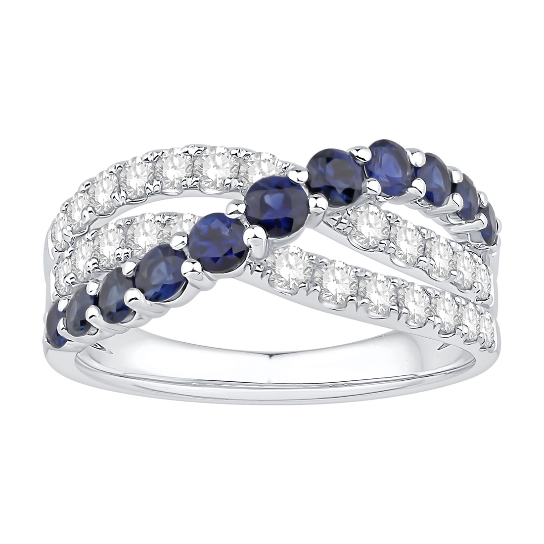 Rings Rings in White Gold containing Multi-gemstone, Diamond, Sapphire 464719