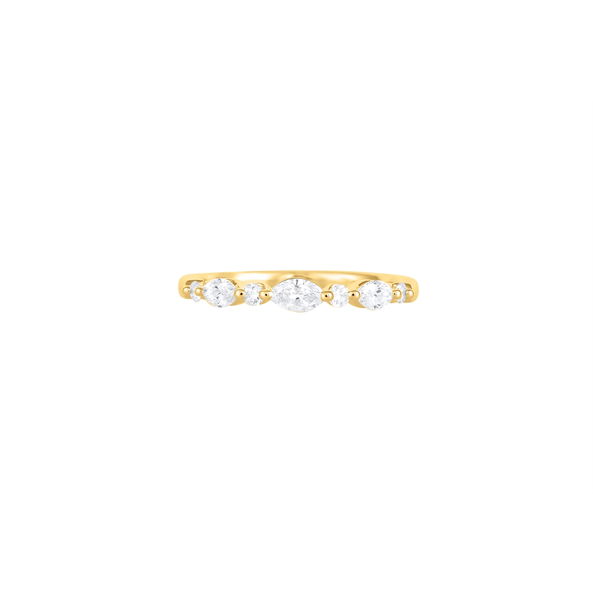 Wedding Bands Wedding Rings in Yellow Gold containing Diamond 464727