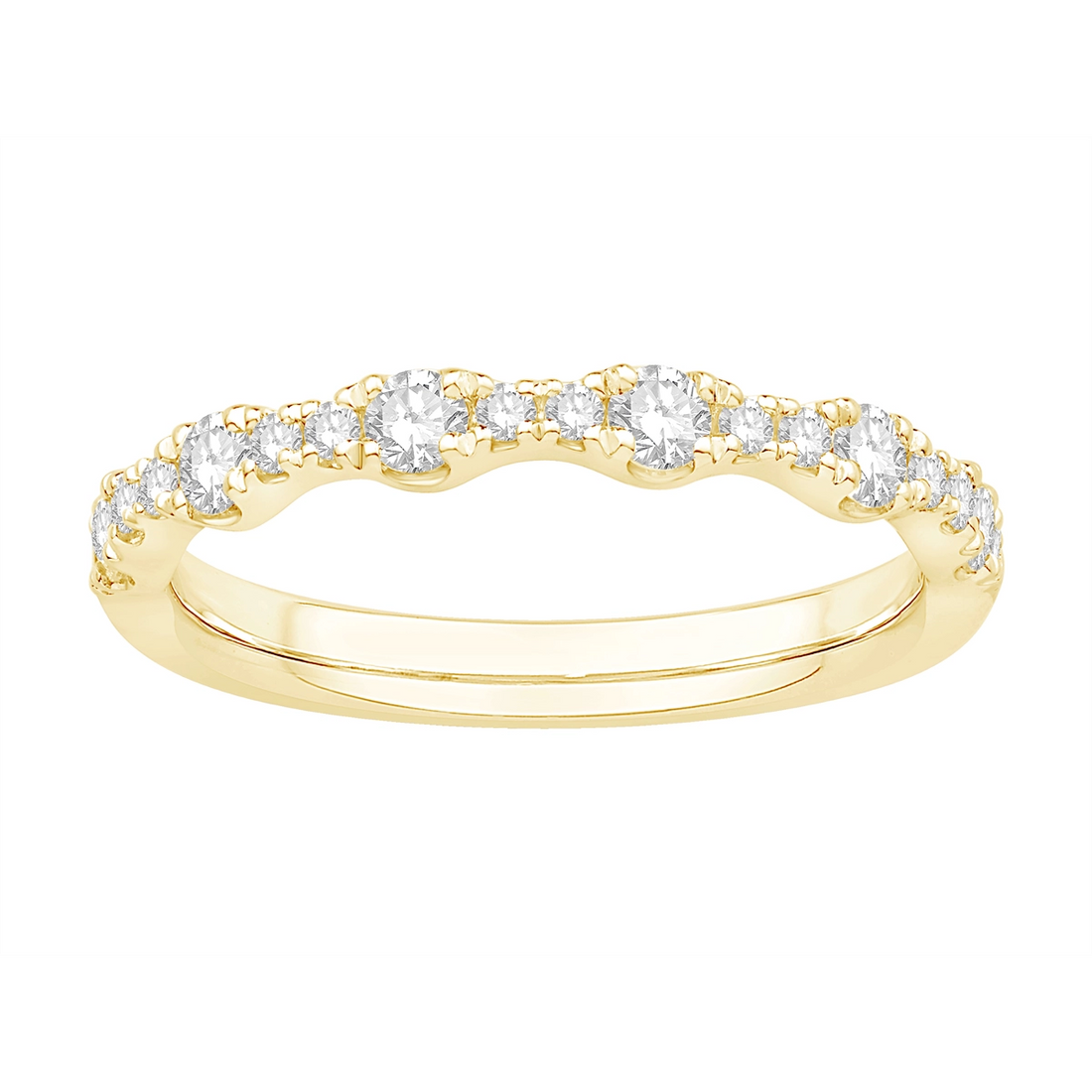 Wedding Bands Rings in Yellow Gold containing Diamond 464728