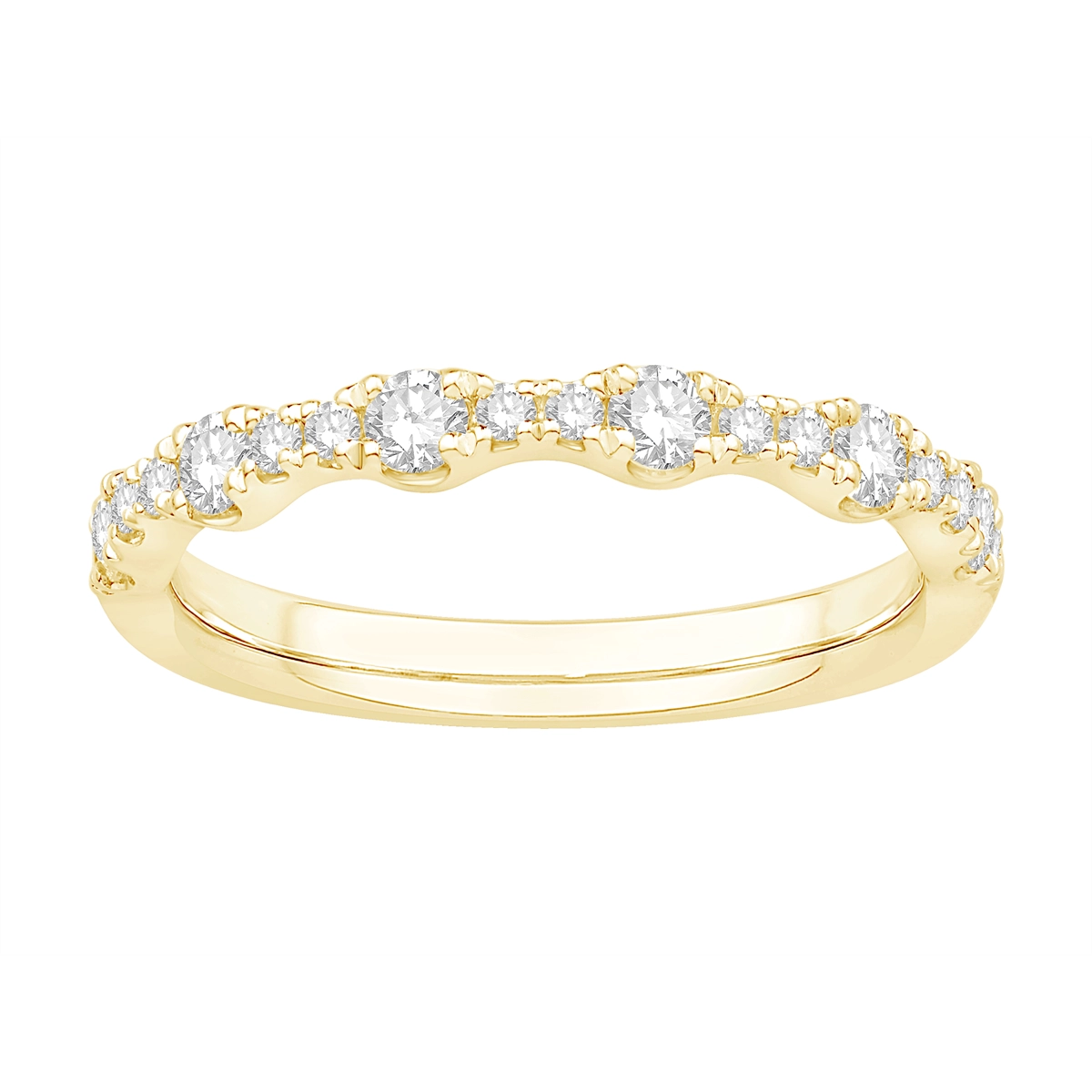 Wedding Bands Rings in Yellow Gold containing Diamond 464728