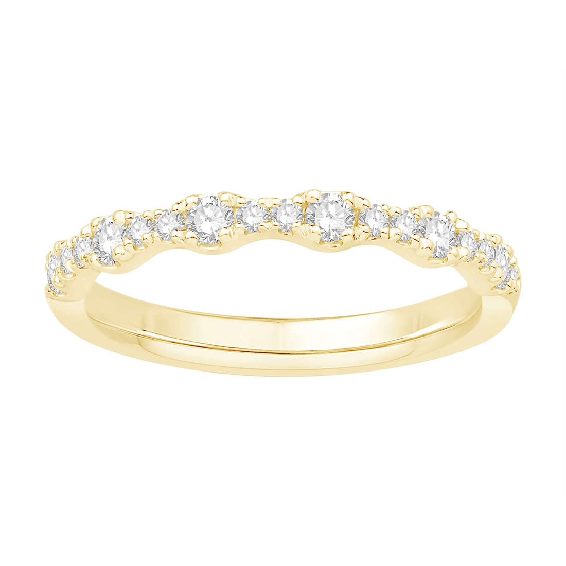 Wedding Bands Rings in Yellow Gold containing Diamond 464729