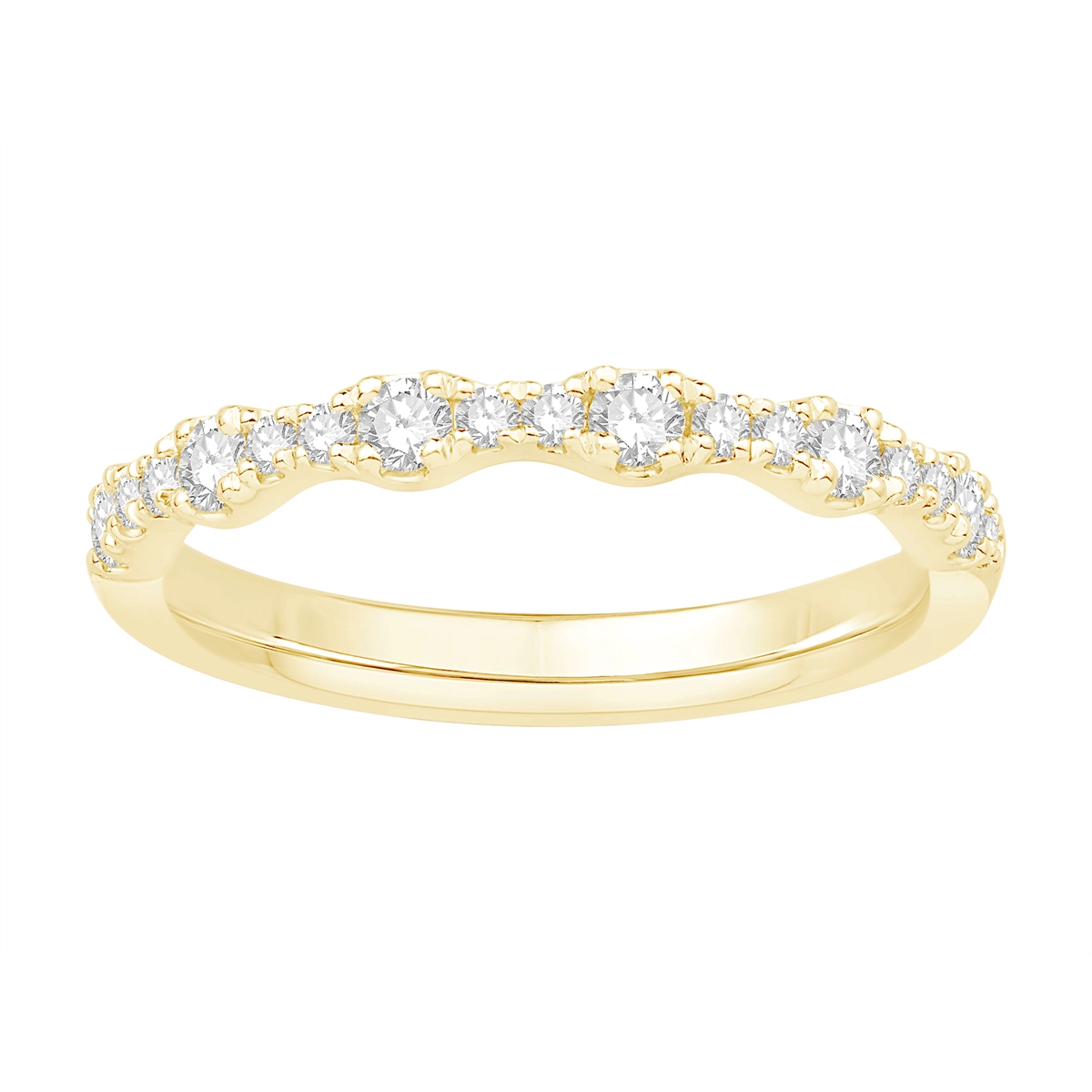 Wedding Bands Rings in Yellow Gold containing Diamond 464729