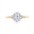 Tacori Engagement Rings in Yellow Gold containing Diamond 2658 OV 11.5X8 Y