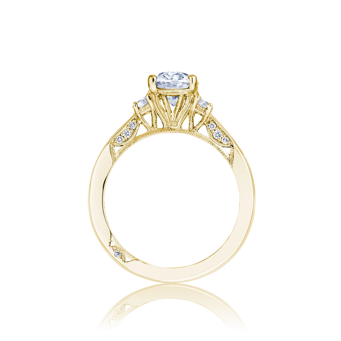 Tacori Engagement Rings in Yellow Gold containing Diamond 2658 OV 11.5X8 Y