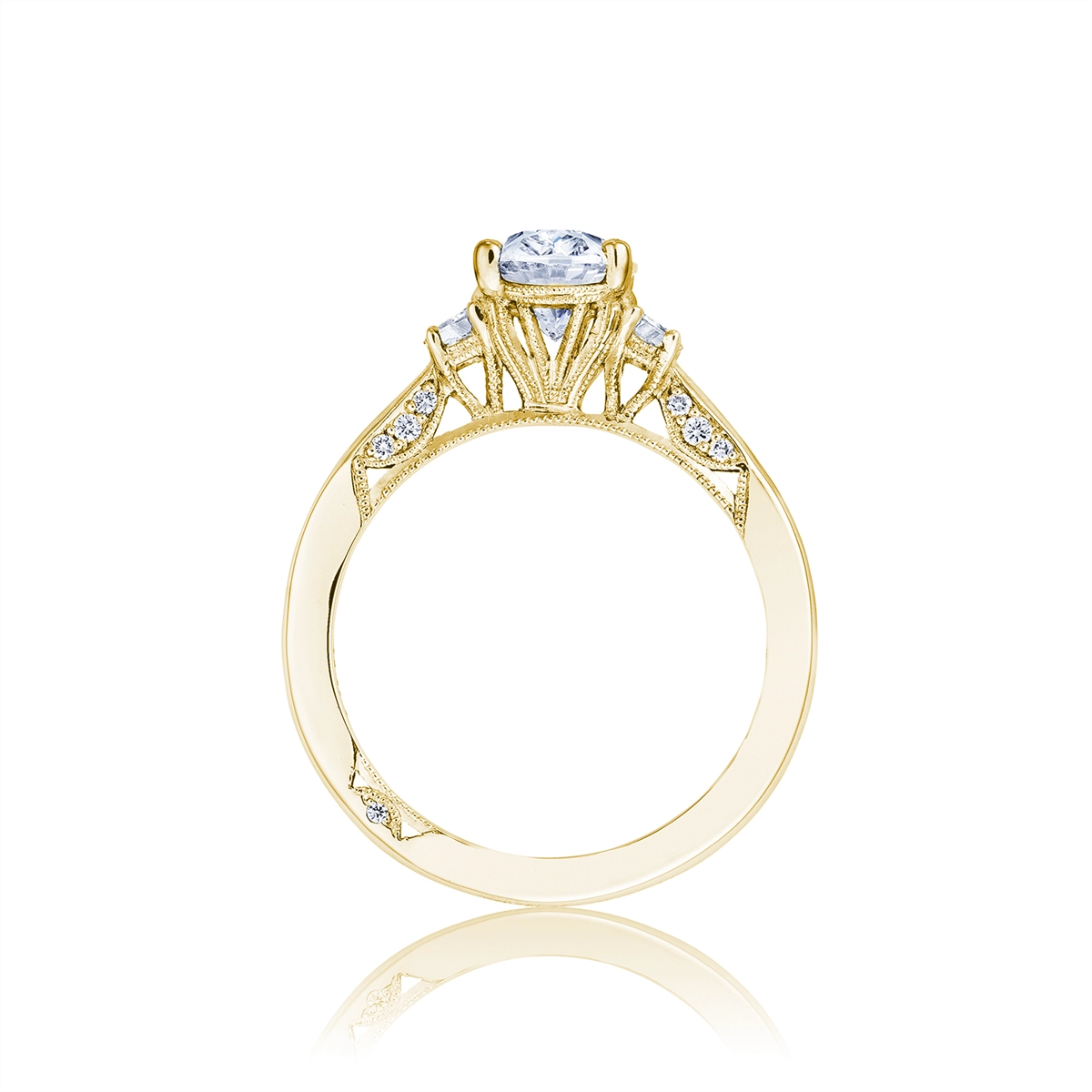 Tacori Engagement Rings in Yellow Gold containing Diamond 2658 OV 11.5X8 Y