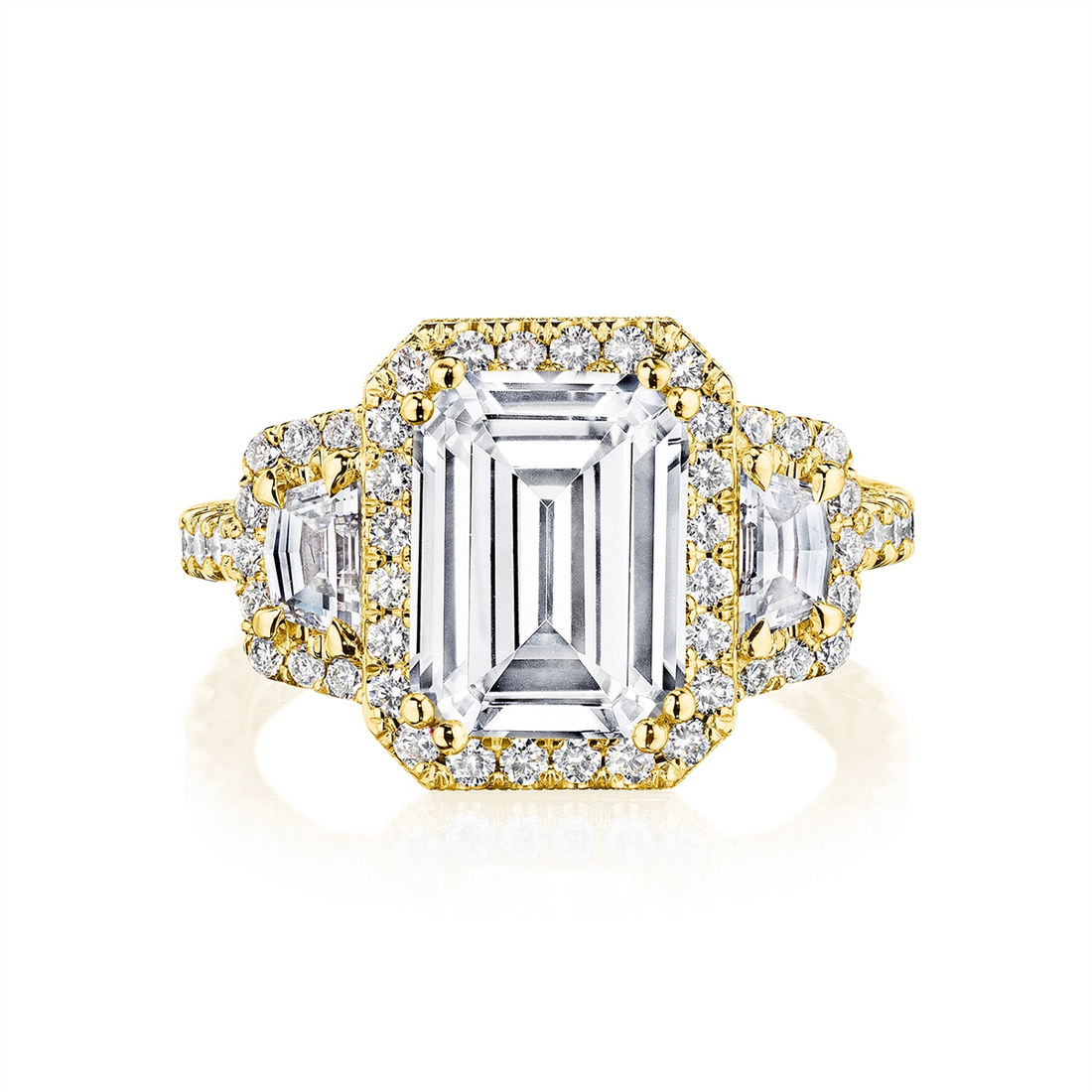 Tacori Engagement Rings in Yellow Gold containing Diamond HT 2678 EC 11.5X8 Y