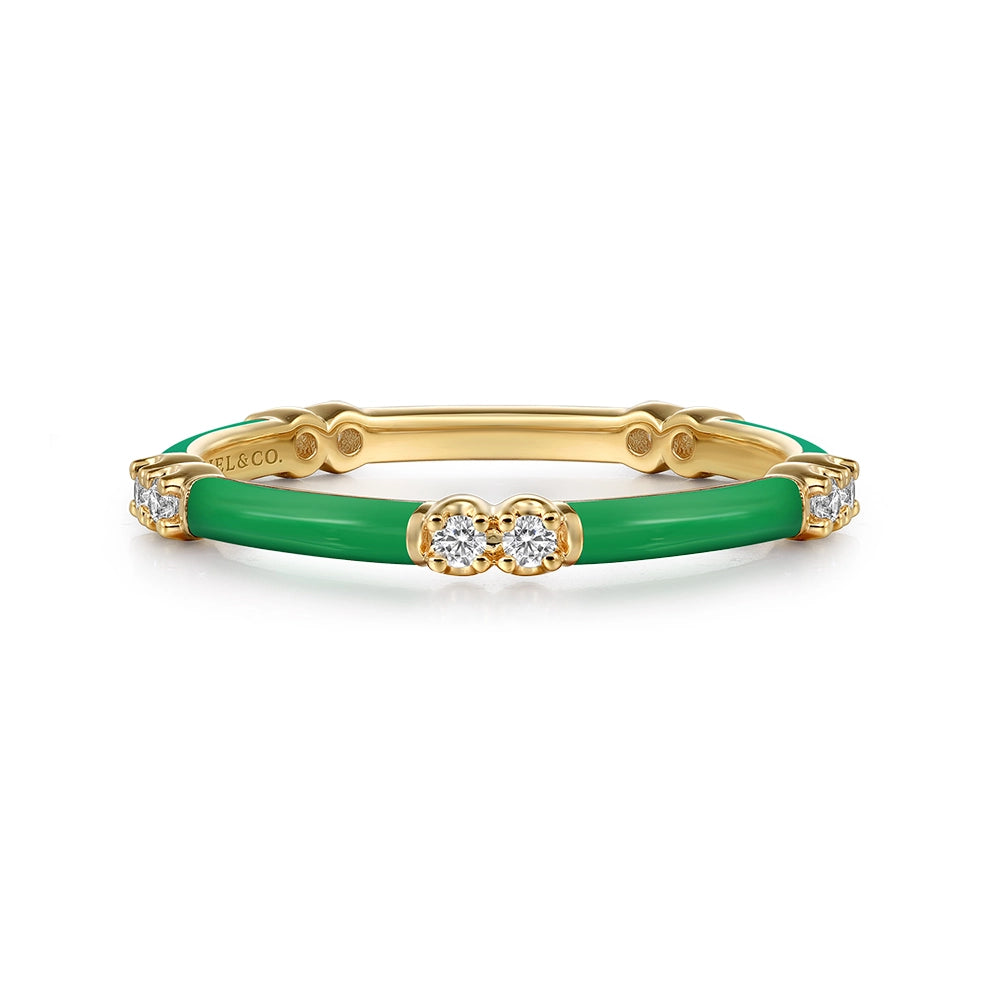 Gabriel & Co Rings in Yellow Gold containing Other, Multi-gemstone, Diamond LR52659E4Y45JJ