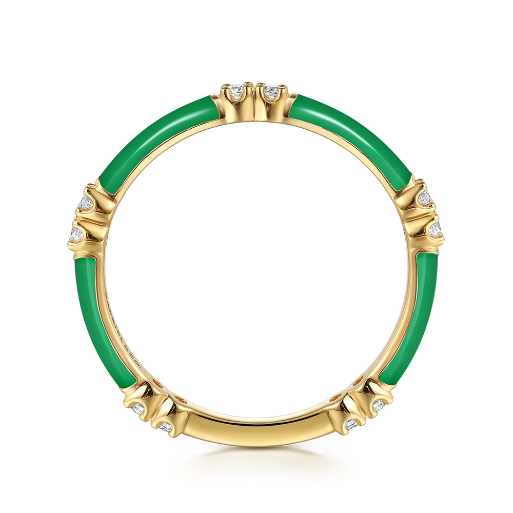 Gabriel & Co Rings in Yellow Gold containing Other, Multi-gemstone, Diamond LR52659E4Y45JJ