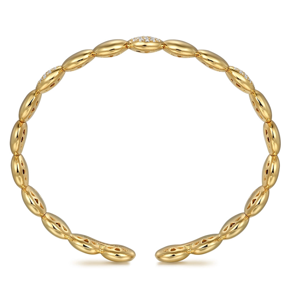 Gabriel & Co Bracelets in Yellow Gold containing Diamond BG4937-62Y45JJ