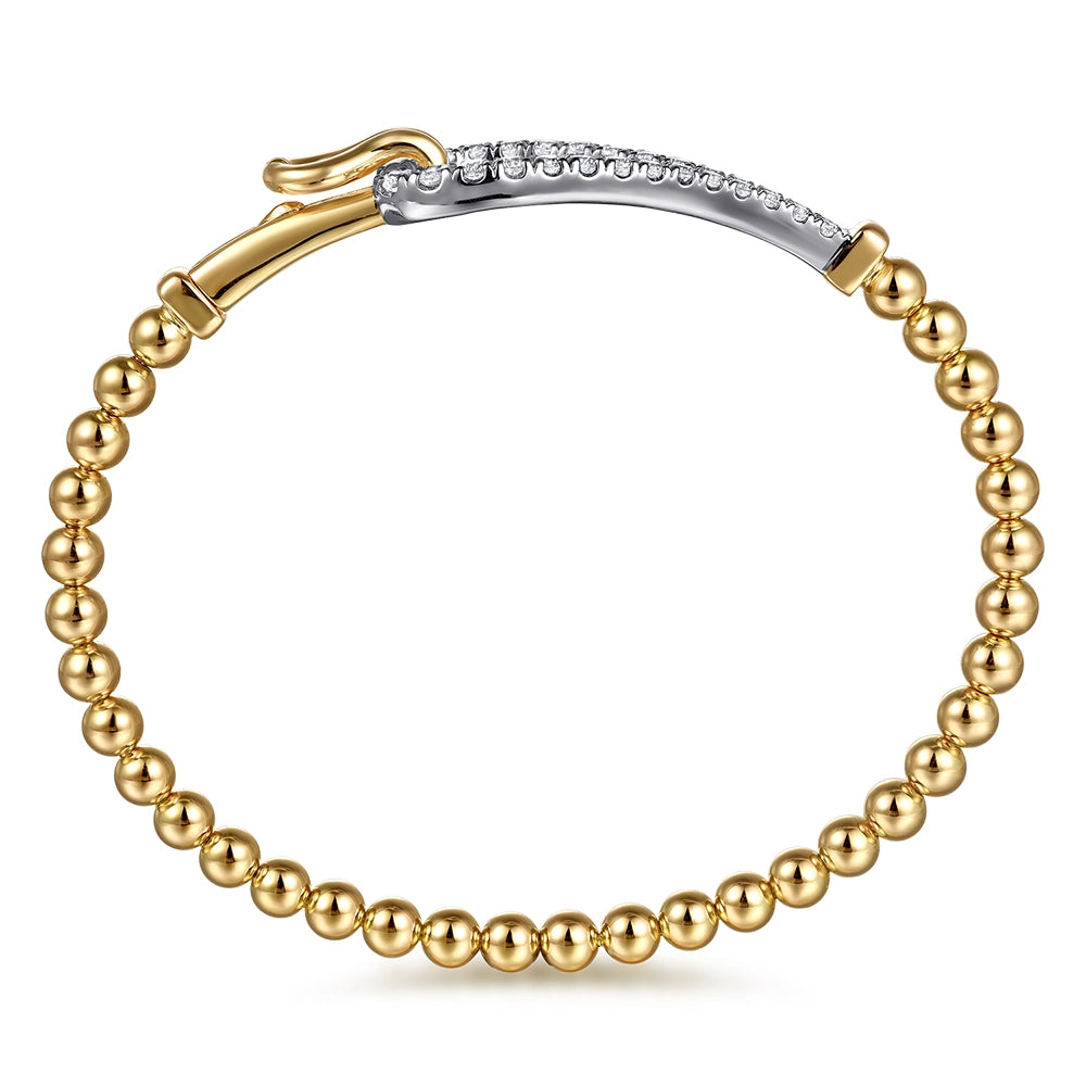 Gabriel & Co Bracelets in Mixed Metals containing Diamond BG5081-62Y45JJ