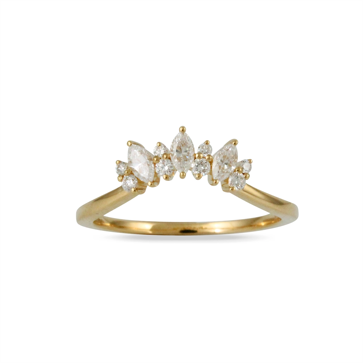 Little Bird Wedding Rings in Yellow Gold containing Diamond LBB681-1