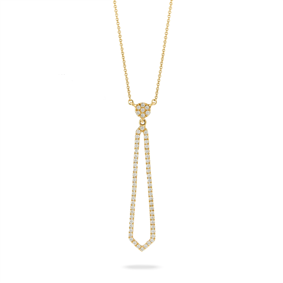 Doves Necklaces in Yellow Gold containing Diamond N6758