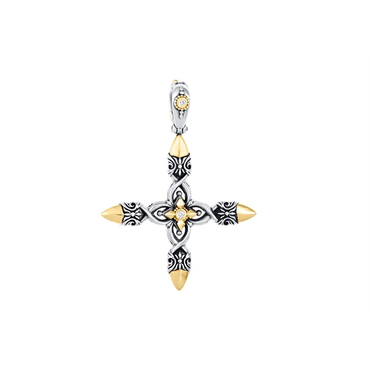 Konstantino Pendants in Mixed Metals containing Diamond STKJ432-130-109