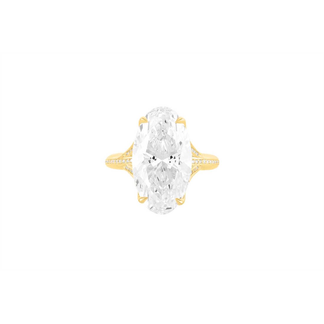 Tacori Engagement Rings in Yellow Gold containing Diamond 455 OV 19X10.5 LD Y
