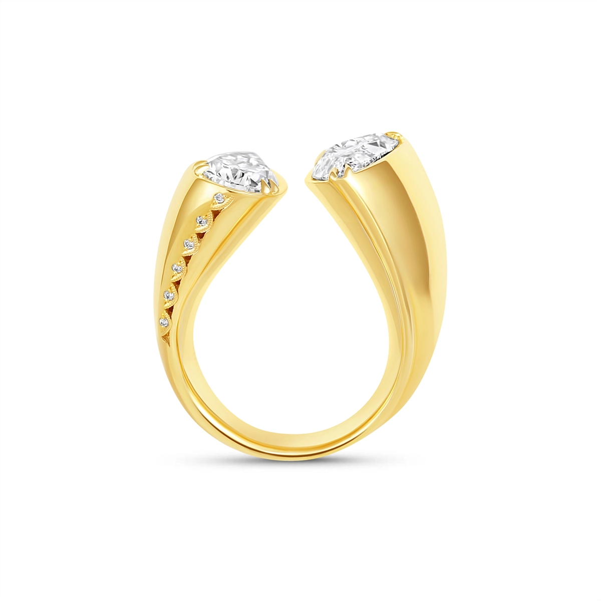 Tacori Rings in Yellow Gold containing Diamond 497 PS LD Y