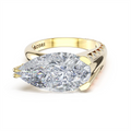 Tacori Engagement Rings in Yellow Gold containing Diamond 459 PS 16.5X9 LD Y