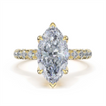 Tacori Engagement Rings in Yellow Gold containing Diamond 468 2.5 MQ 15X7.5 Y