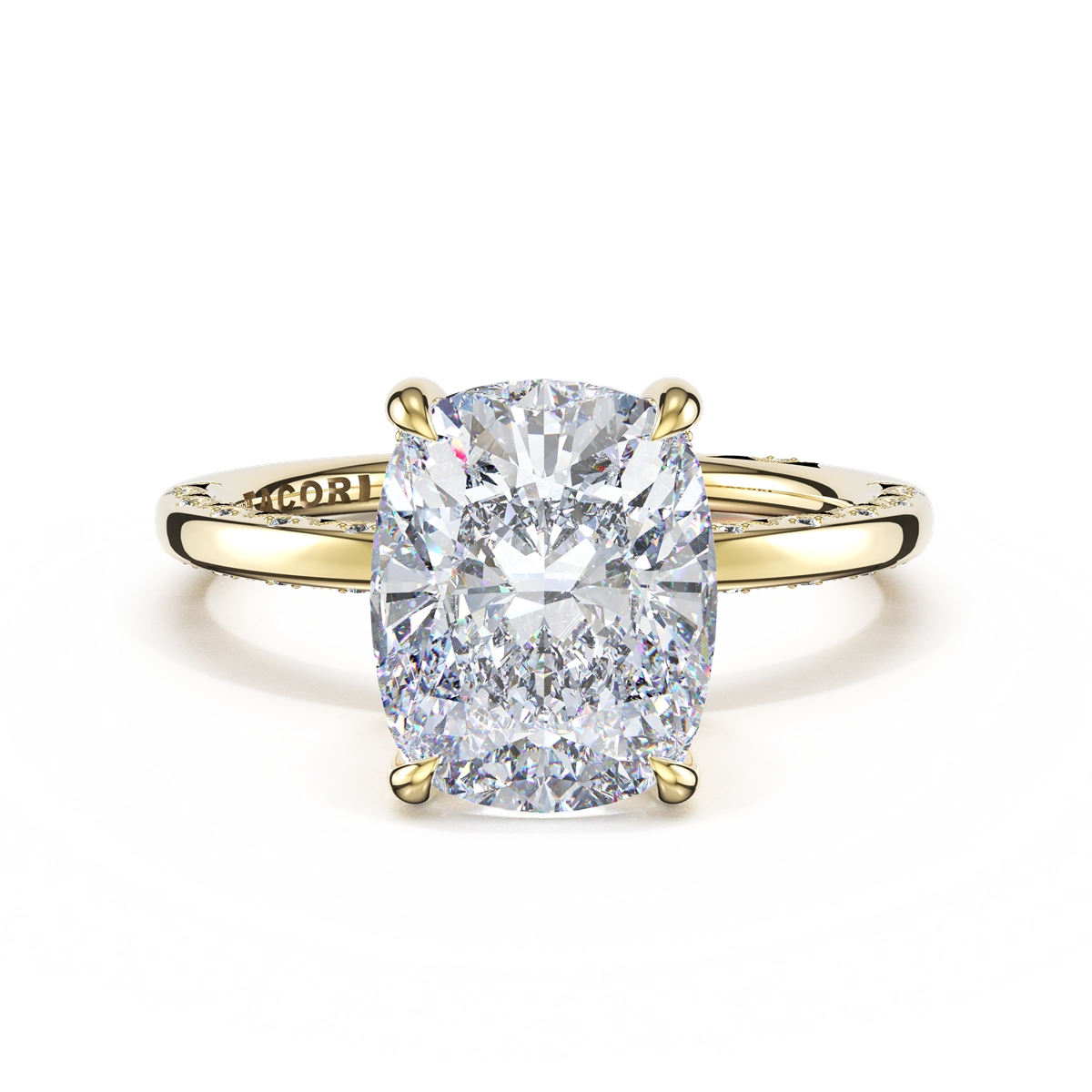Tacori Engagement Rings in Yellow Gold containing Diamond 469 1.7 CU 10X8 Y