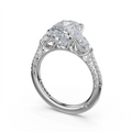 Tacori Engagement Rings in Platinum/Palladium containing Diamond 478 1.7 OV 11.5X8