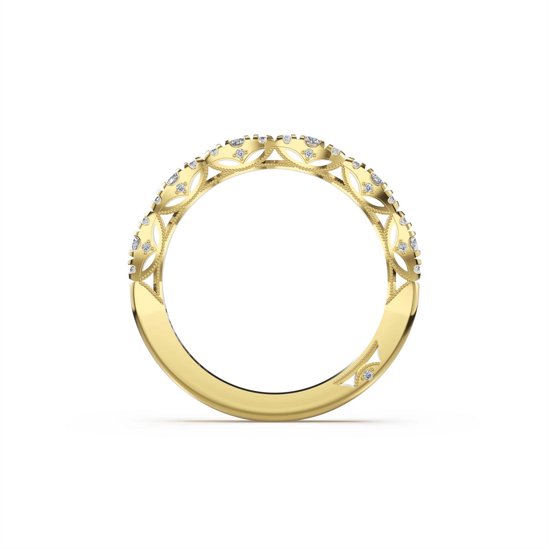 Tacori Wedding Rings in Yellow Gold containing Diamond 482 2.4 B 1/2 Y