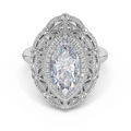 Tacori Engagement Rings in Platinum/Palladium containing Diamond 470 MQ 14.5X7.5