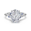 Tacori Engagement Rings in Platinum/Palladium containing Multi-gemstone, Diamond, Sapphire 483 OV 11X8 BS