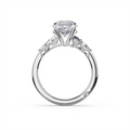 Tacori Engagement Rings in Platinum/Palladium containing Multi-gemstone, Diamond, Sapphire 483 OV 11X8 BS