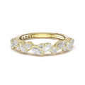 Tacori Wedding Rings in Yellow Gold containing Diamond 483 B 1/2 Y