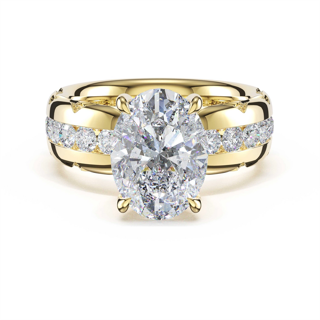 Tacori Engagement Rings in Yellow Gold containing Diamond 471 6 OV 13X9 Y