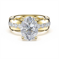 Tacori Engagement Rings in Yellow Gold containing Diamond 471 6 OV 13X9 Y